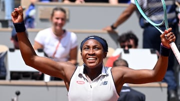 Gauff faces Iga Swiatek in the 2024 French Open semi-finals, just as the Mavs start their series against the Celtics.