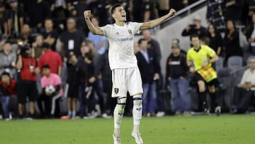 Croatian midfielder Damir Kreilach celebrates scoring for Real Salt Lake.